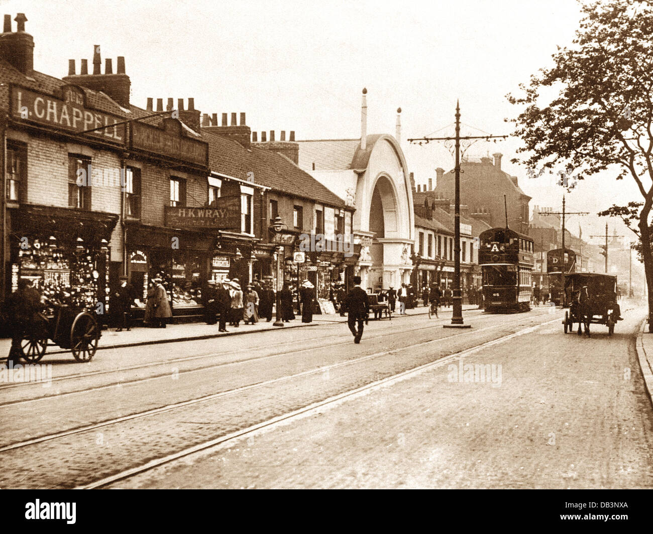 Hull Anlaby Road early 1900s Stock Photo Alamy