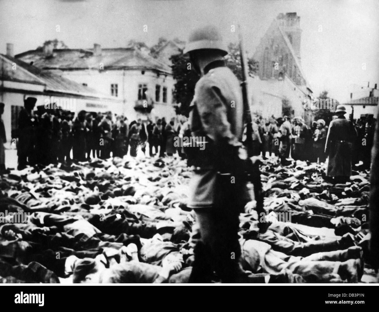 events, Second World War / WWII, Poland, German occupation, first executions, 1939, Additional-Rights-Clearences-Not Available Stock Photo