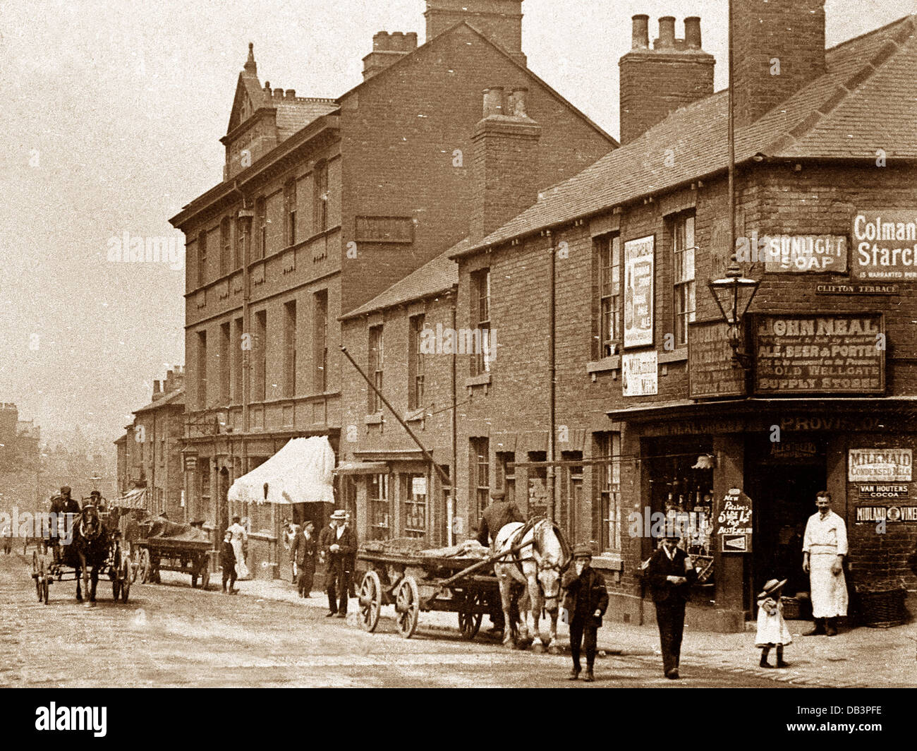 Rotherham Wellgate early 1900s Stock Photo Alamy