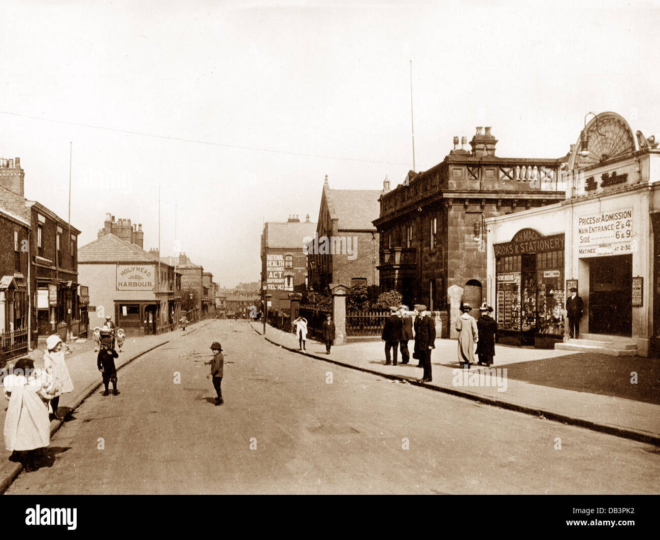 Runcorn High Street early 1900s Stock Photo Alamy