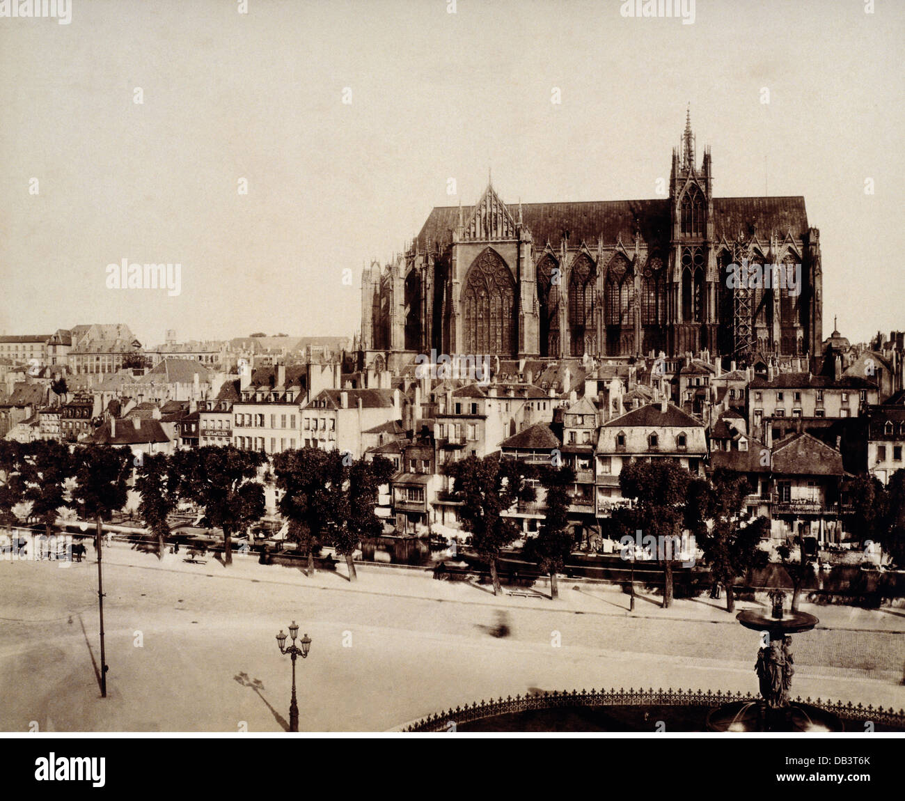 geography / travel, France, Metz, churches, cathedral, exterior view ...