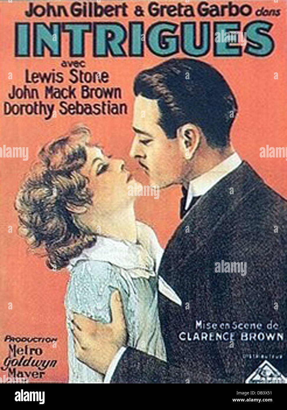 1928 Directed By Clarence Brown French Movie Poster Intrigues High Resolution Stock Photography and Images - Alamy