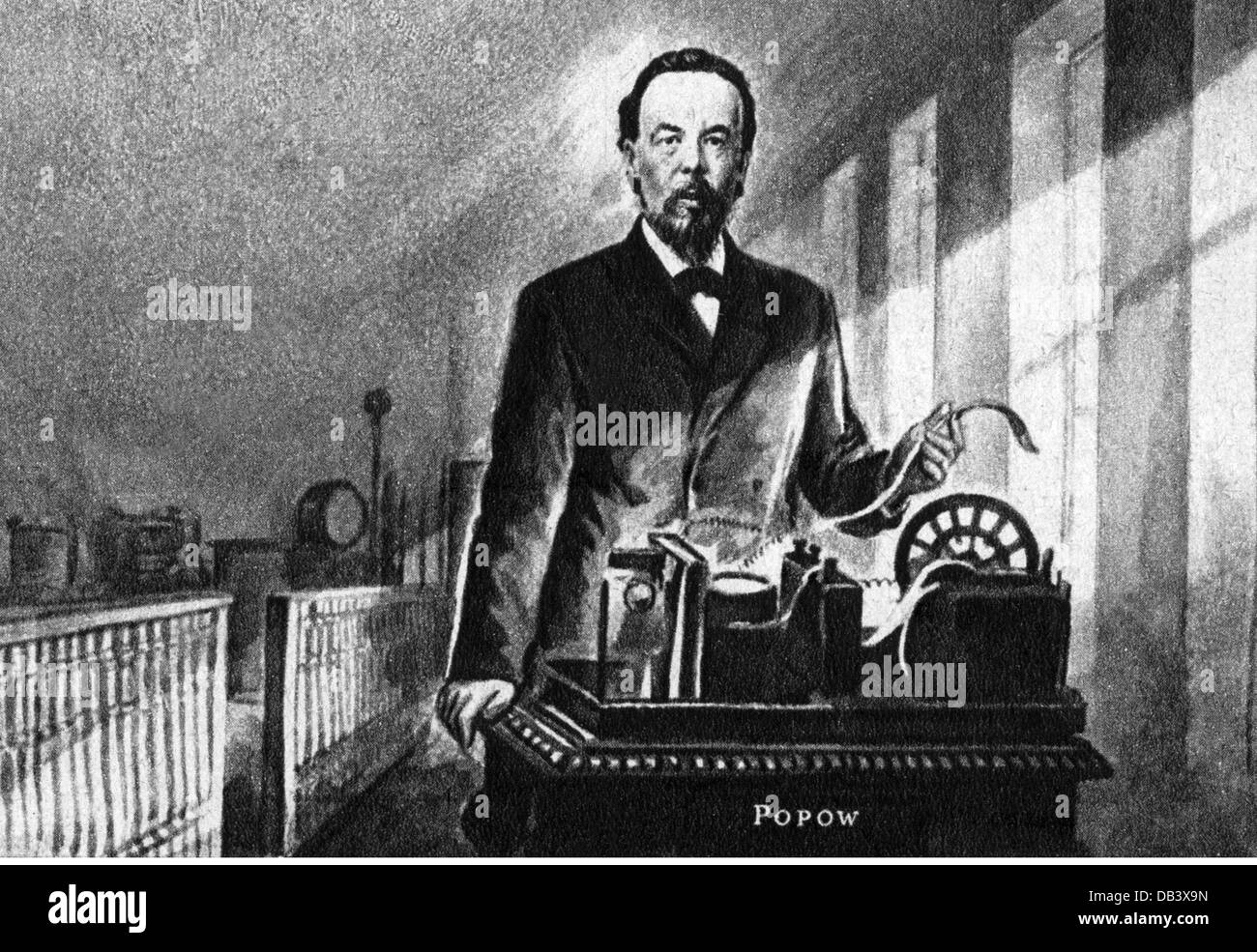 Russian scientist alexander popov hi-res stock photography and images -  Alamy