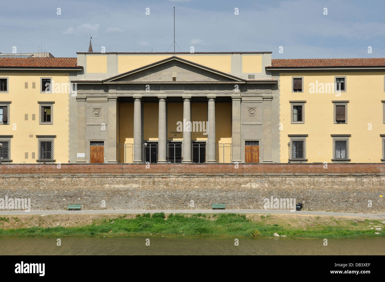 Camera di Commercio di Firenze (chamber of commerce), beside the River  Arno, Florence, Italy, Europe Stock Photo - Alamy