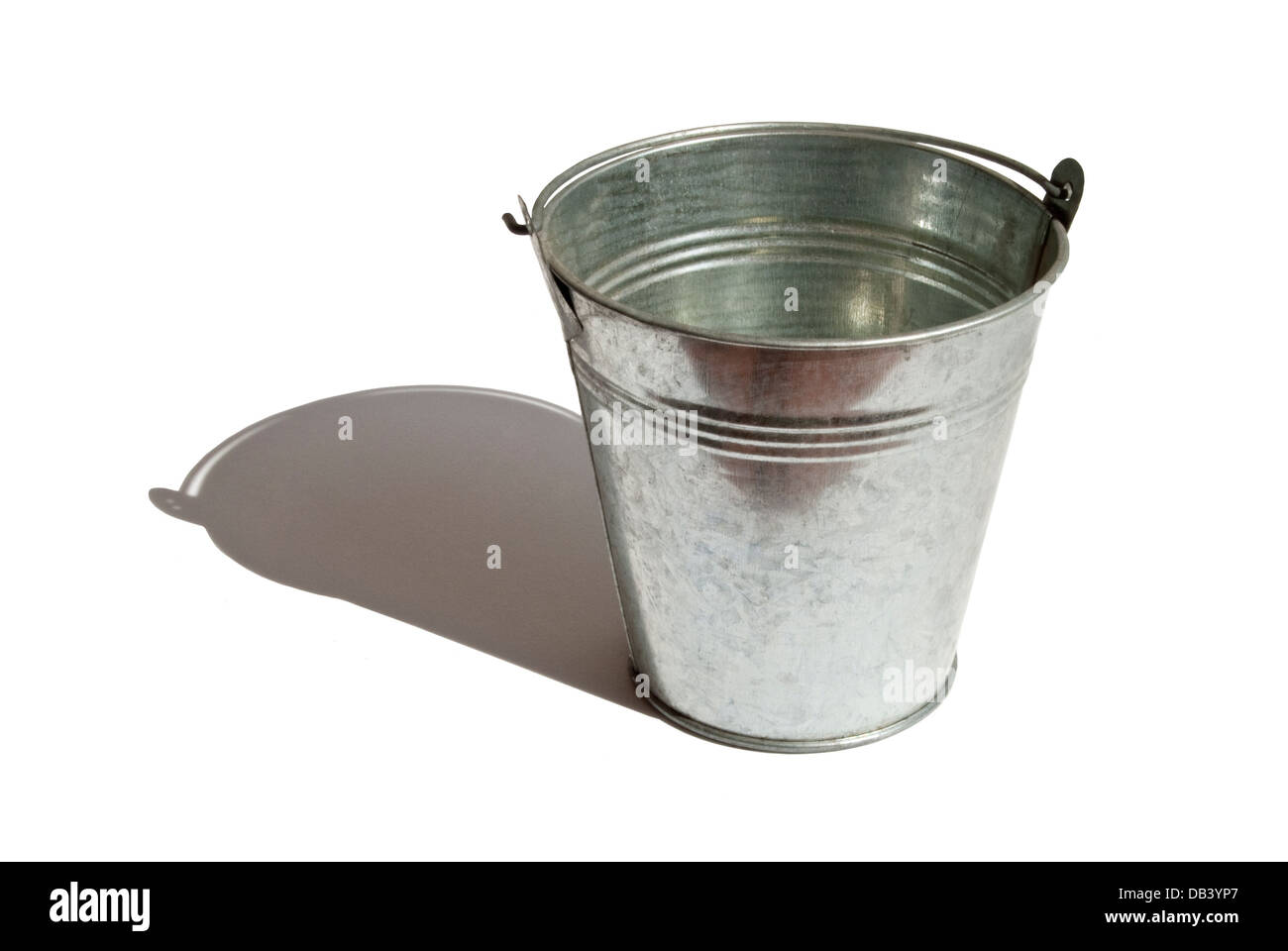 Metal bucket for carrying or storage Stock Photo