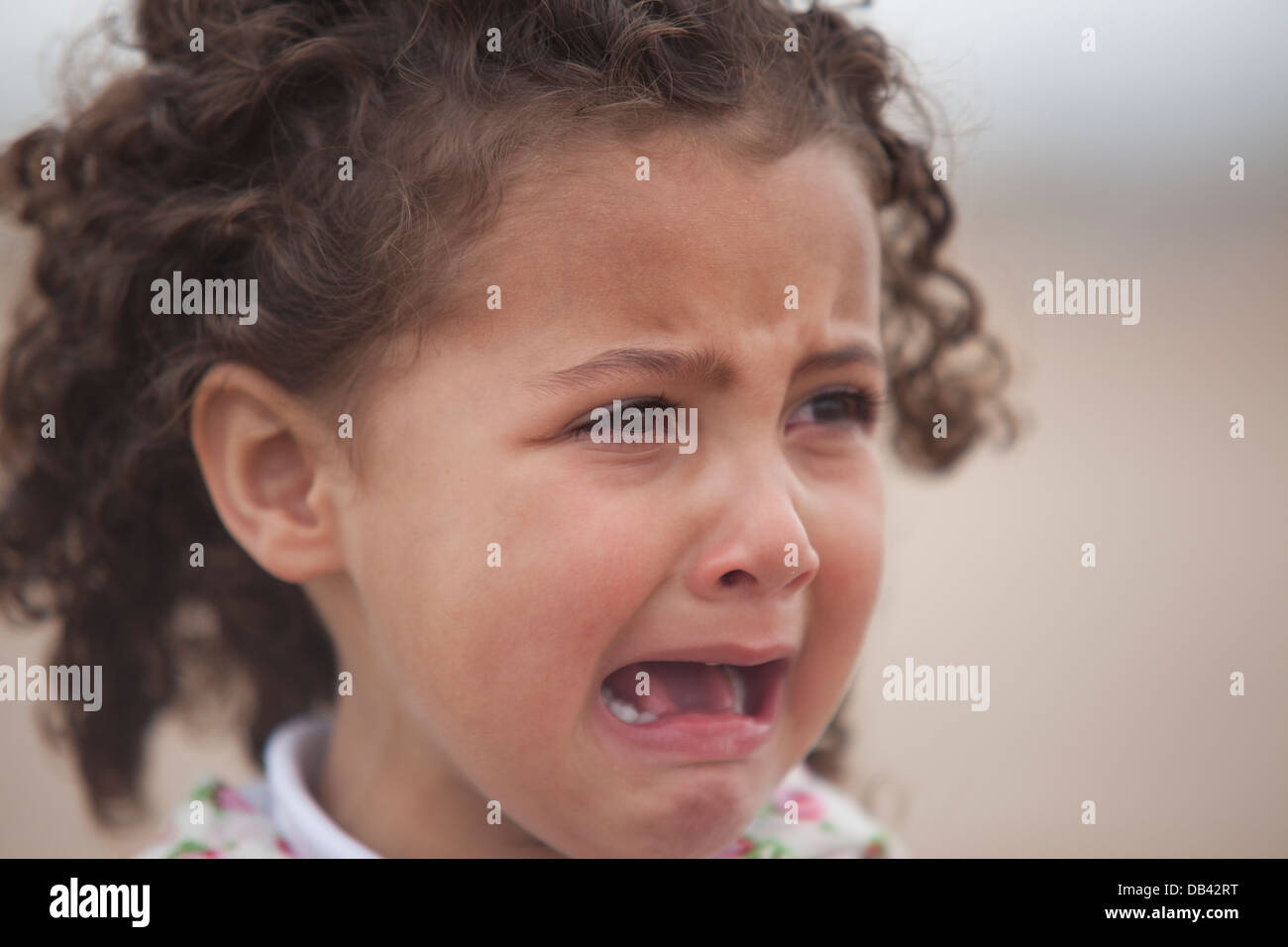 girl crying Stock Photo