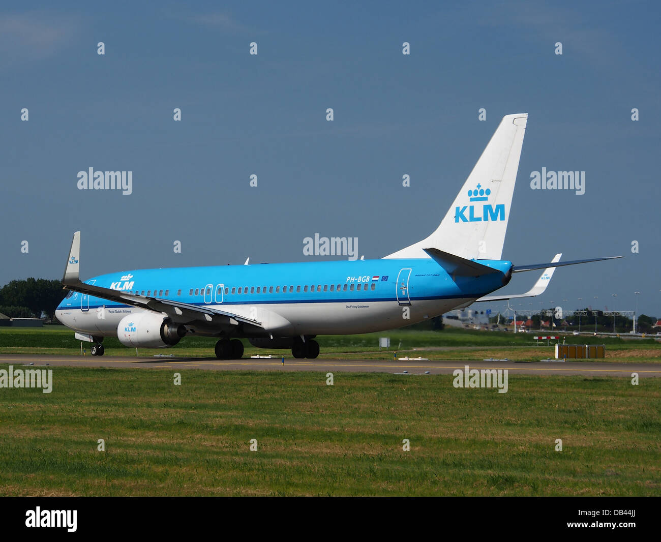 PH-BGB KLM Royal Dutch Airlines Boeing 737-8K2(WL) - cn 37594 A Stock Photo
