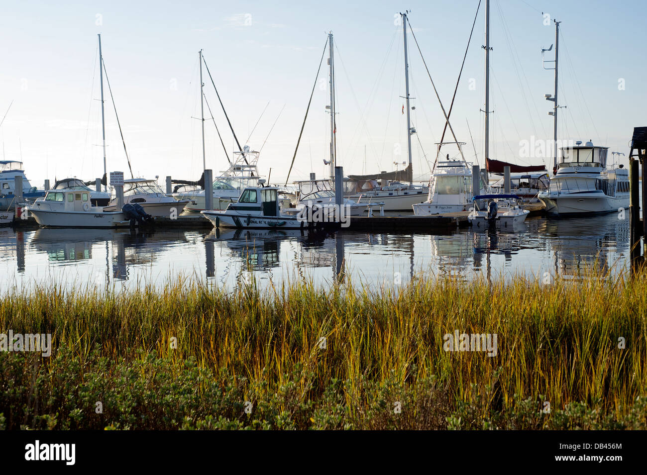 Waterfront. St. Marys, USA Stock Photo Alamy