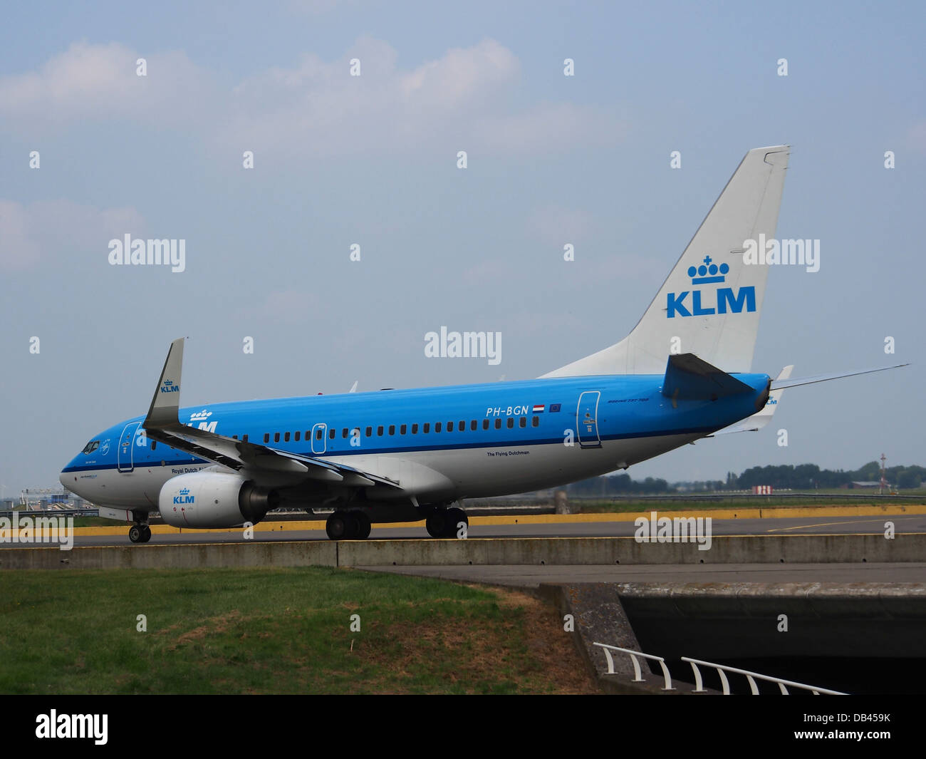 PH-BGN KLM Royal Dutch Airlines Boeing 737-7K2(WL) - cn 38125 4 Stock Photo