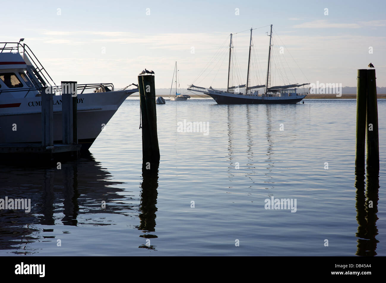 Waterfront. St. Marys, USA Stock Photo Alamy