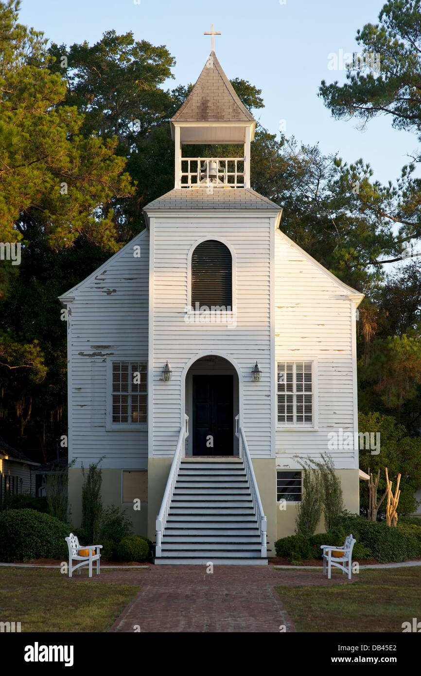 First Presbyterian Church. St. Marys, Georgia. Stock Photo