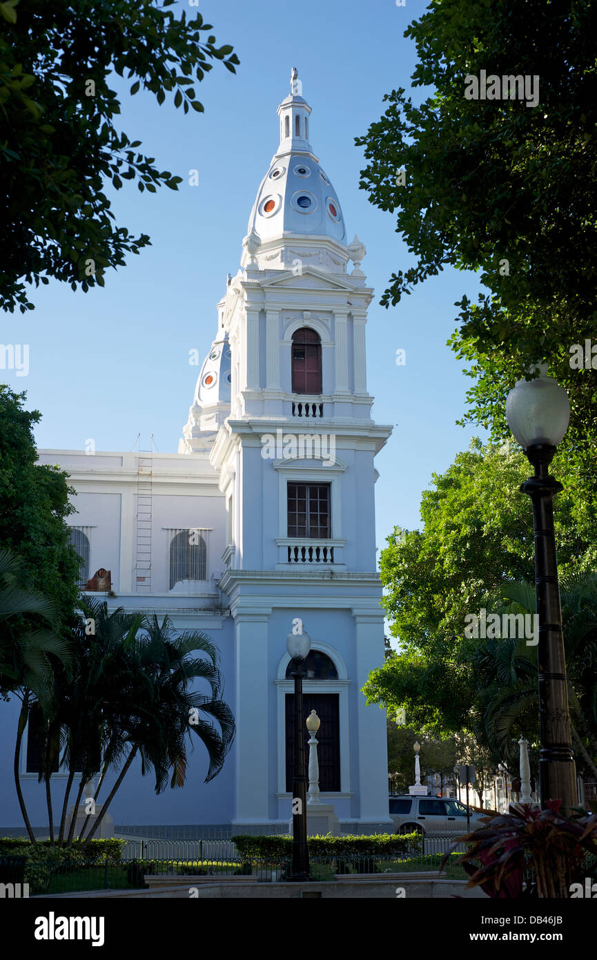 Cathedral in Ponce, Puerto Rico Stock Photo