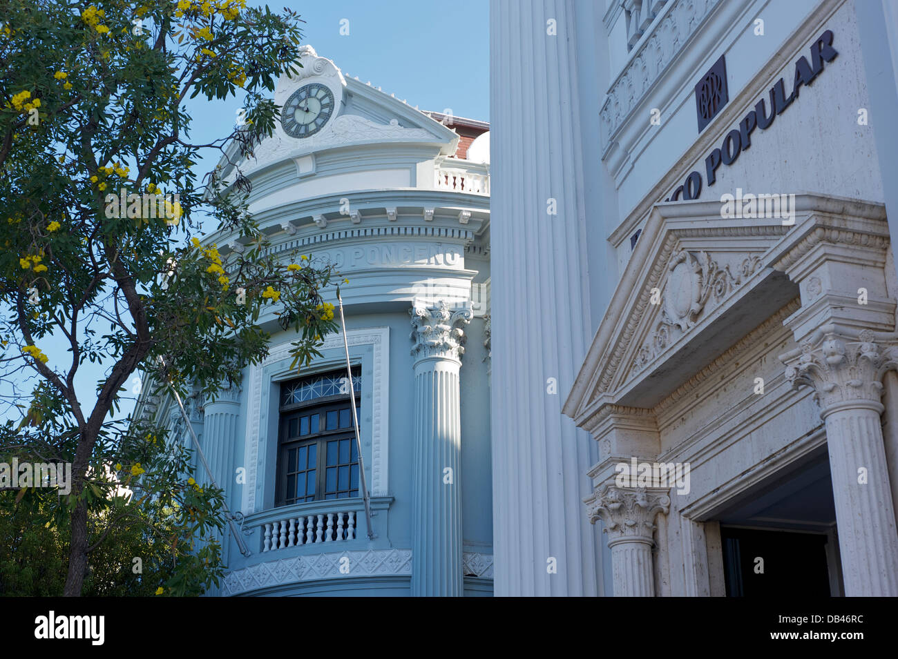Architectural detail, Ponce, Puerto Rico Stock Photo