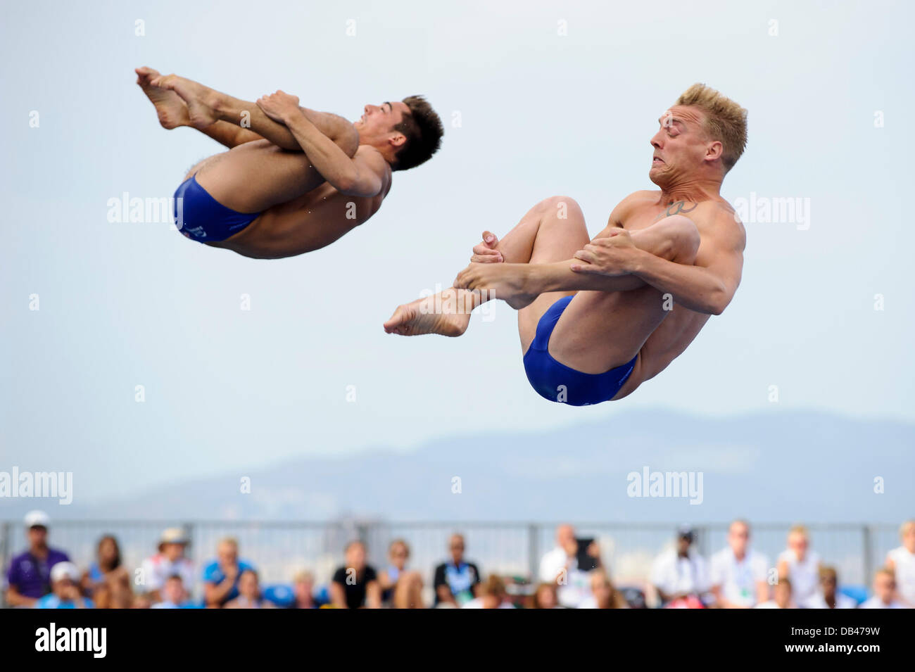 Synchronised Springboard Nicholas robinson baker hi-res stock photography and images - Alamy