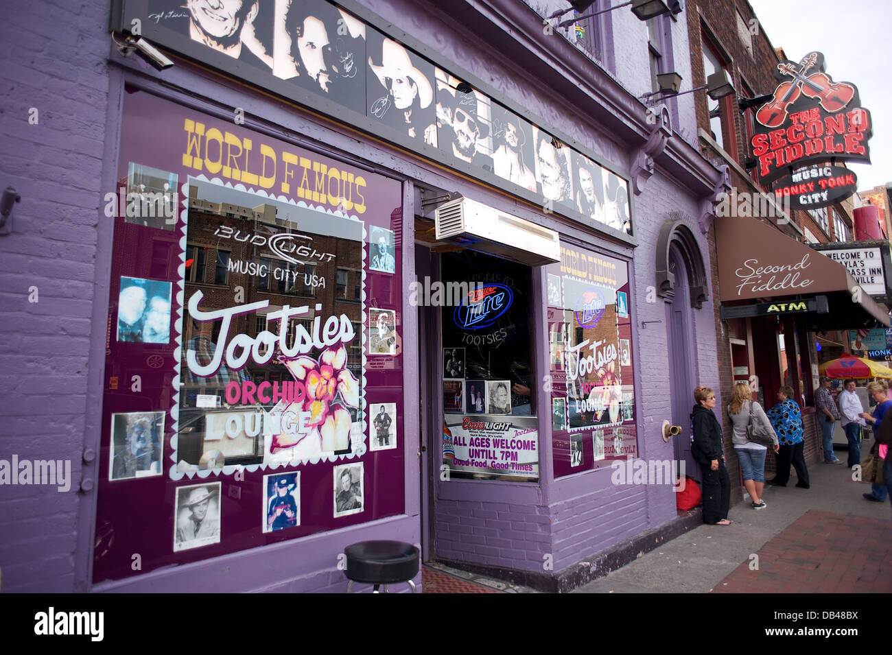Tootsies Orchid Lounge, Nashville, Tennessee Stock Photo