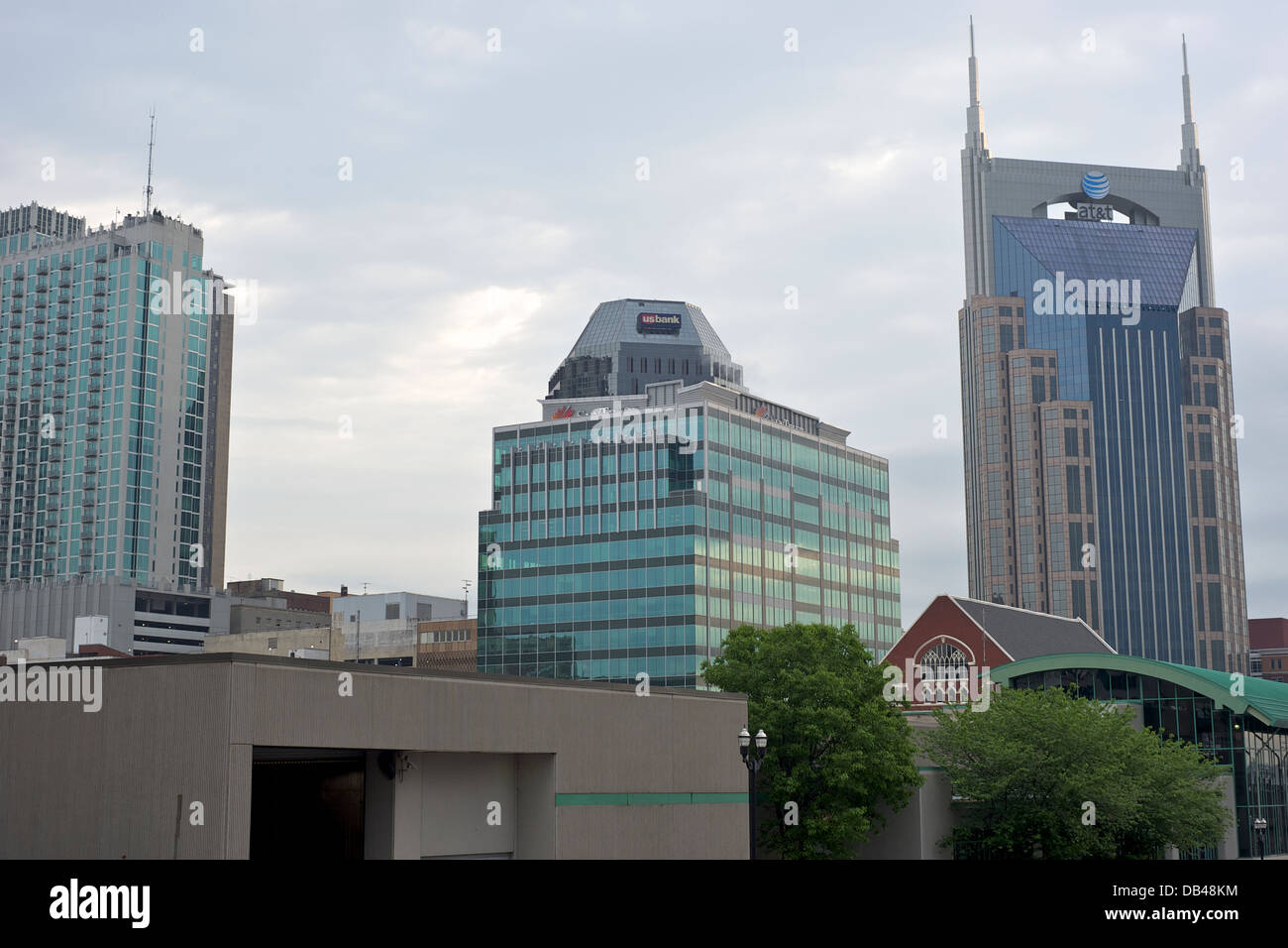 Skyline, Nashville, Tennessee Stock Photo