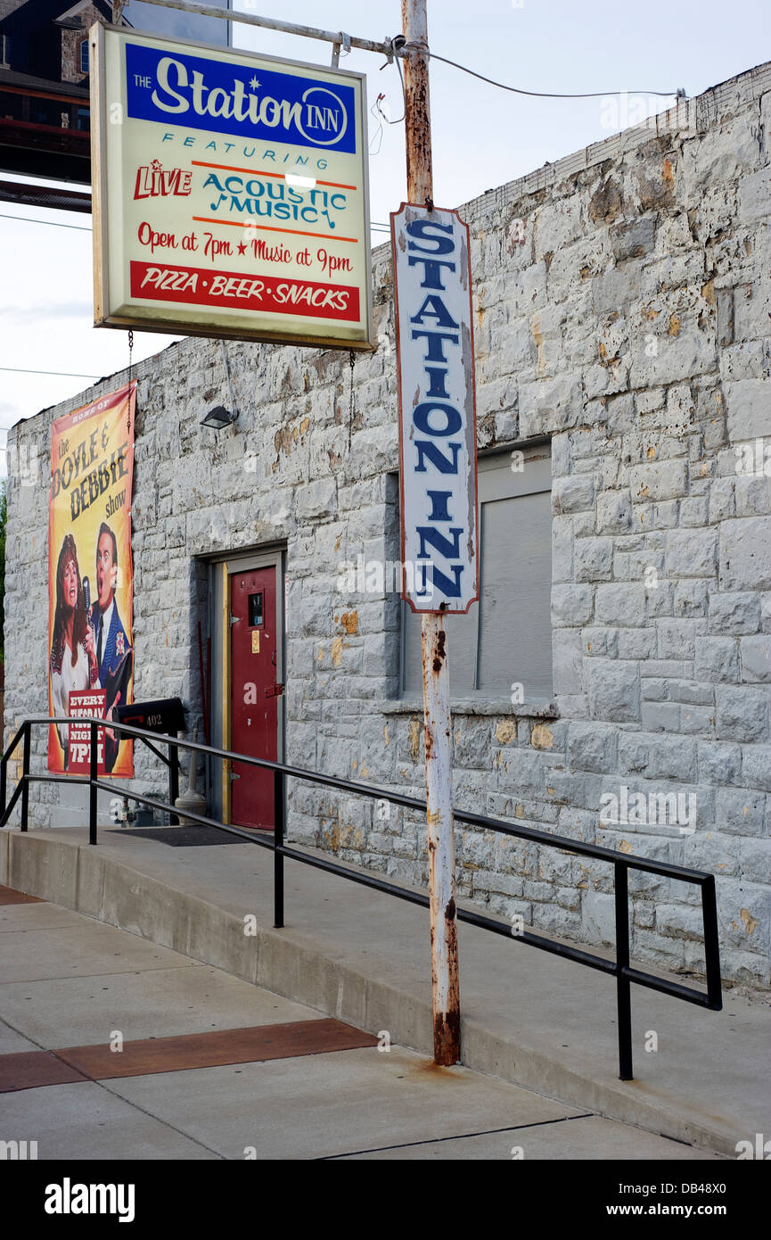 Station Inn, Nashville, Tennessee Stock Photo