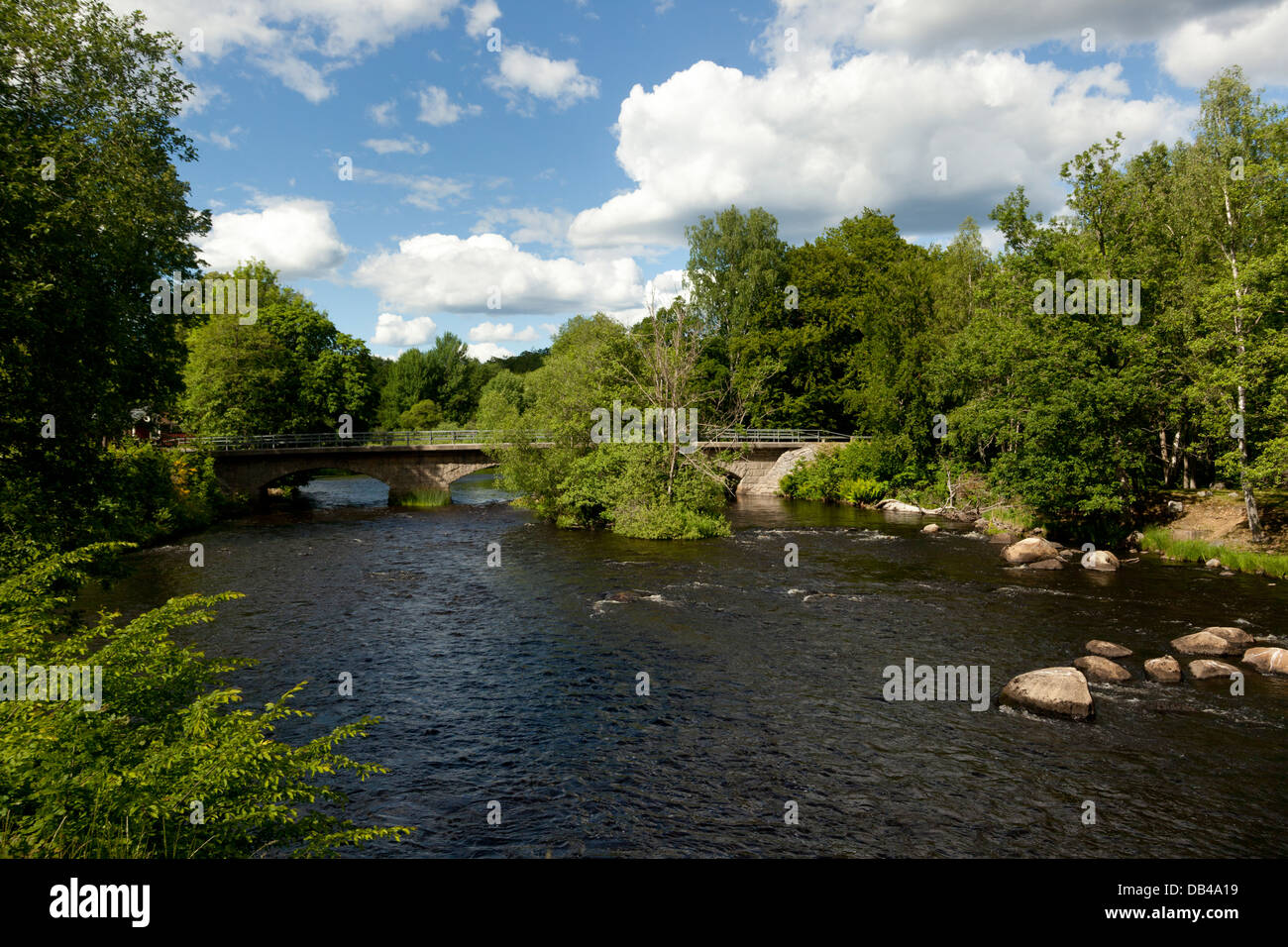 Swedish old stone bridge hi-res stock photography and images - Alamy