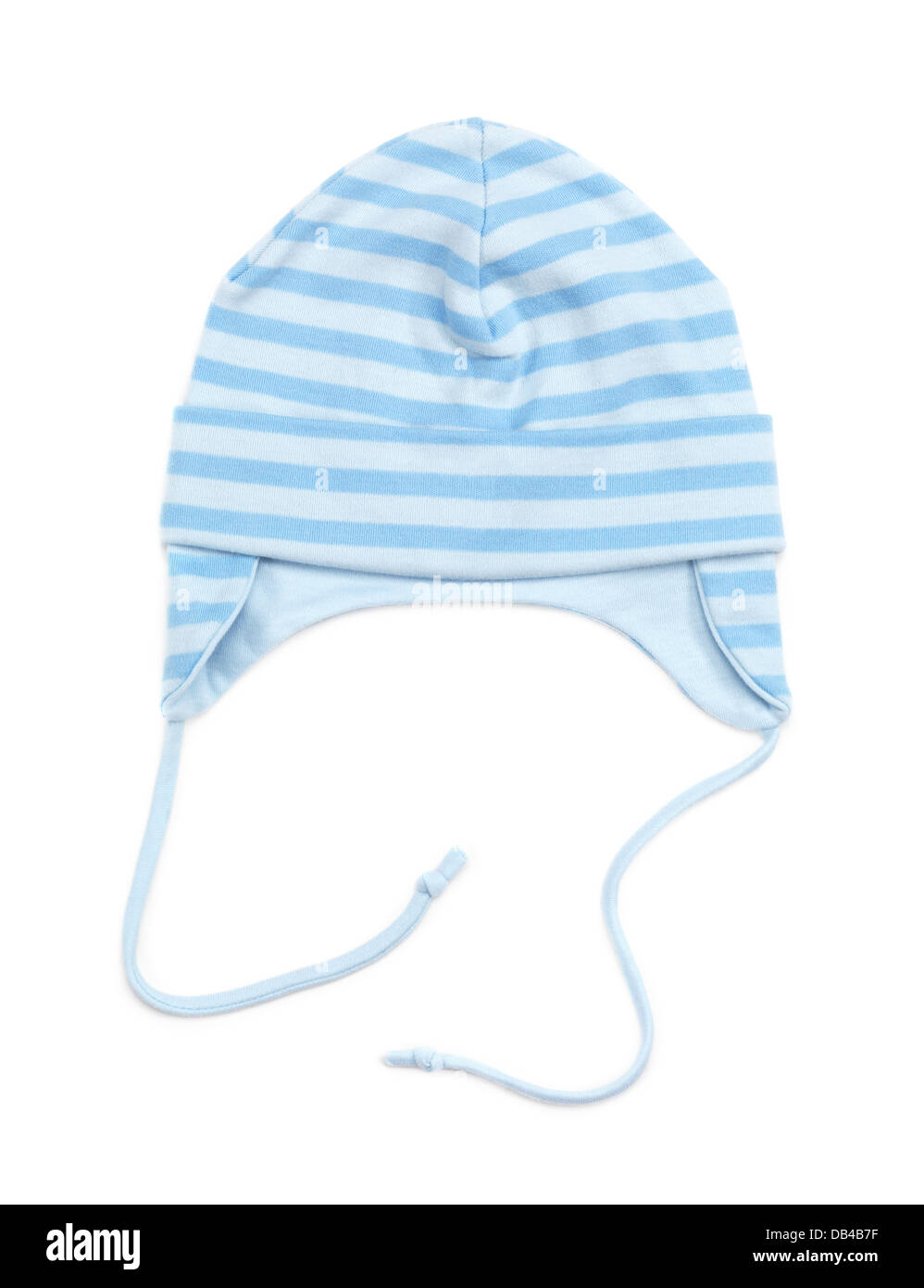 Baby boy blue hat isolated on white background Stock Photo Alamy