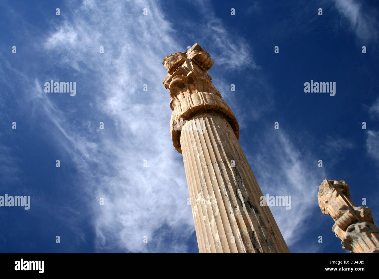 View from Persepolis, Shiraz, Iran Stock Photo