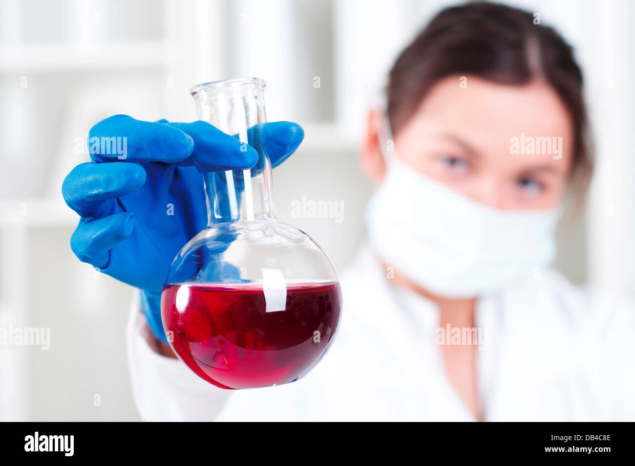 portrait of chemist Stock Photo