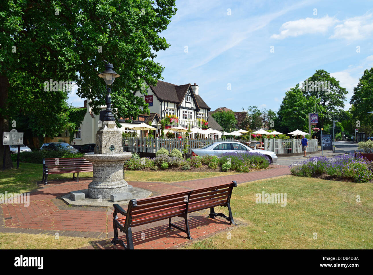 The Hare and Hounds Pub, The Village Green, Claygate, Surrey, England