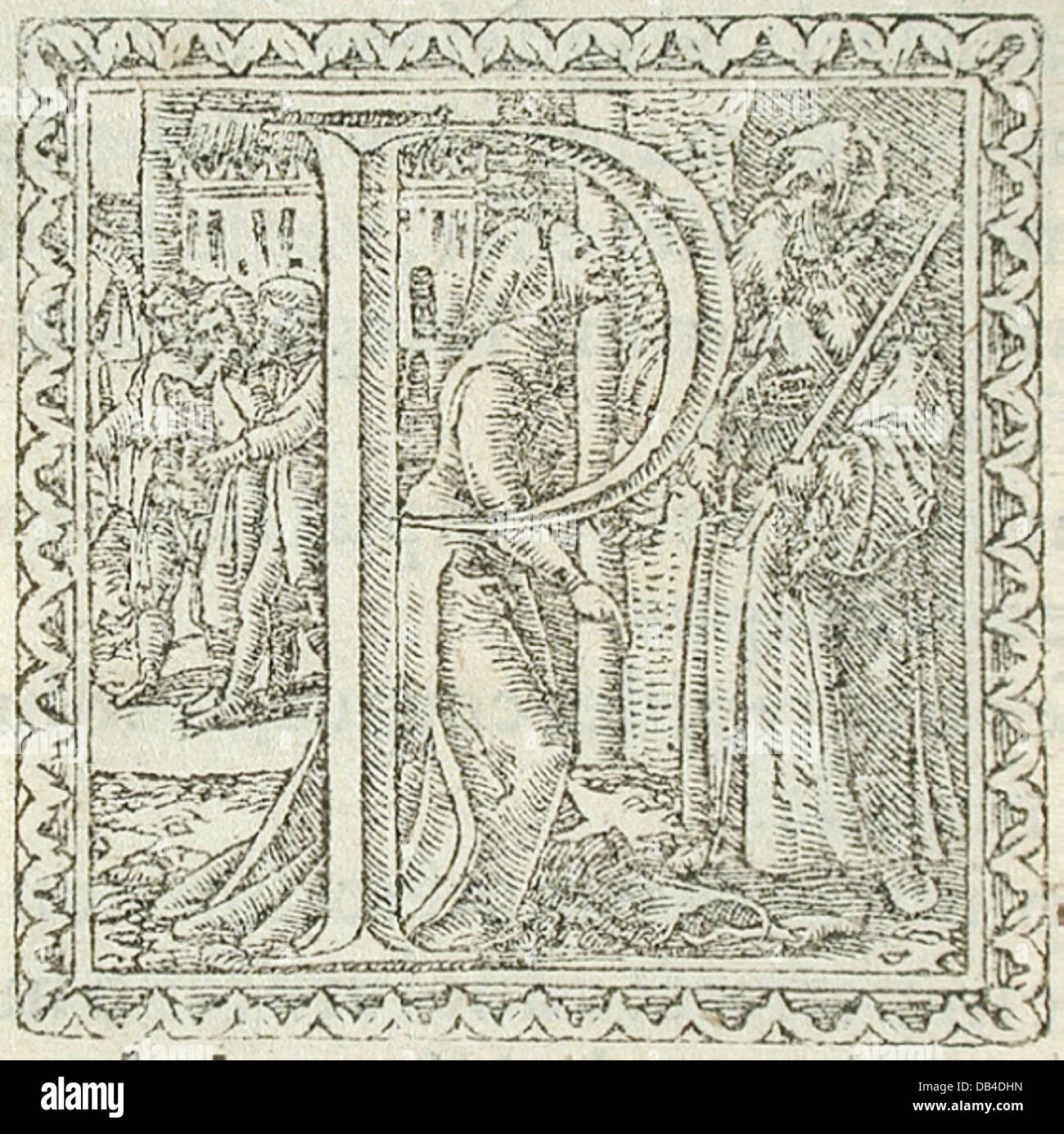 Intericate Letters A series of ornamental letters (V, I, P) designed as decorative ...
