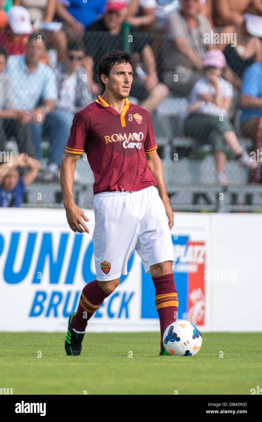 Nicolas Burdisso Roma July 21 2013 Football Soccer Friendly Match Between Roma 1 1 Bursaspor At Riscone Stadium In Riscone Italy Photo By Maurizio Borsari Aflo Stock Photo Alamy