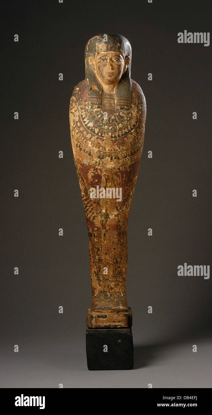 Osirid Funerary Figure M.81.279.2 Stock Photo