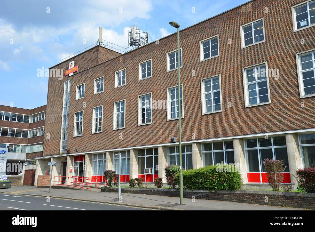 Royal Mail delivery office, East Street, Epsom, Surrey, England, United