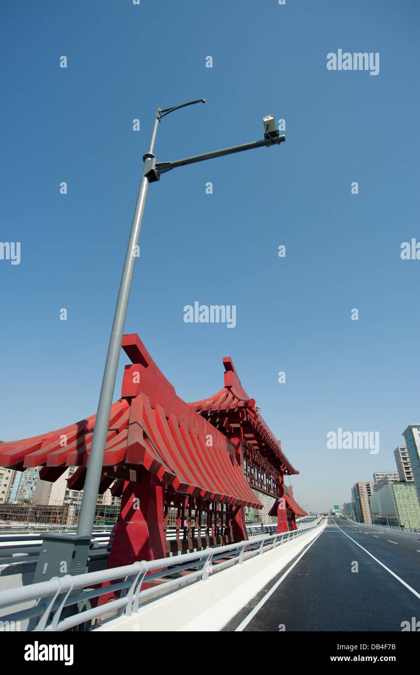 Chengdu, China, traffic electronic eye Stock Photo