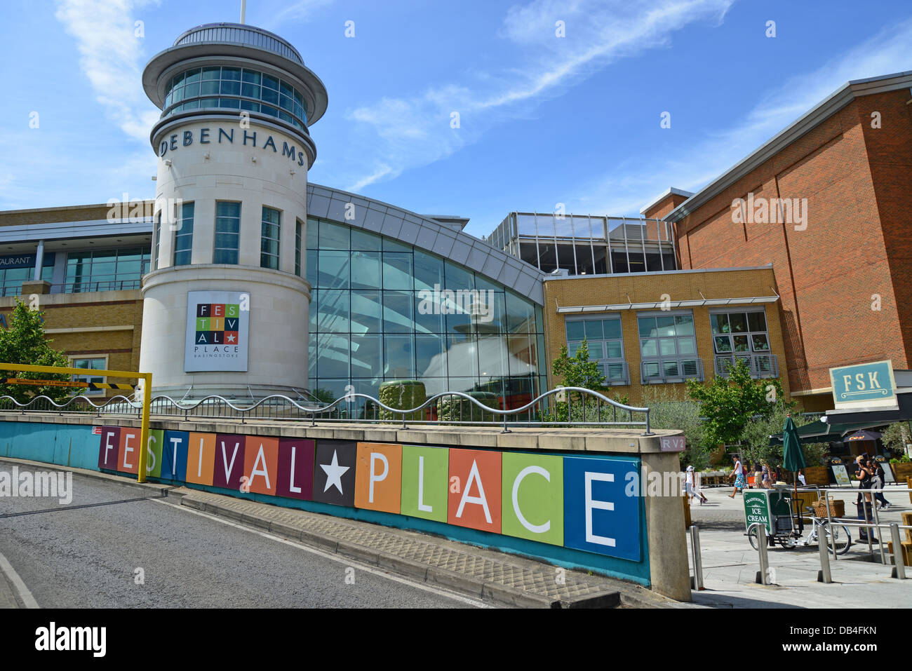 Festival Place Shopping Centre, Basingstoke, Hampshire, England, United Kingdom Stock Photo