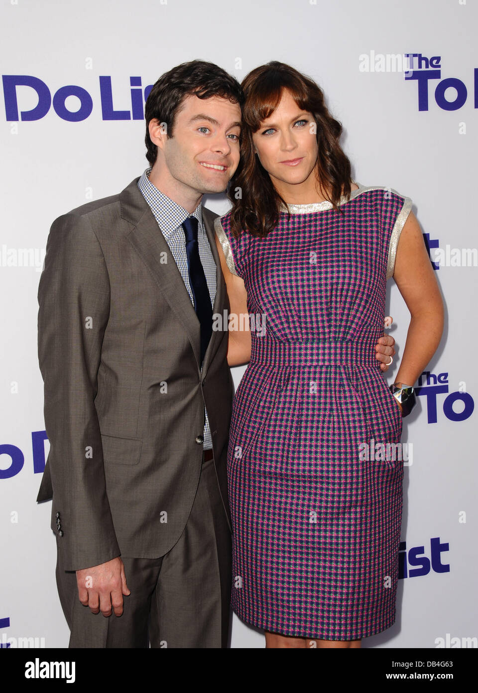 Los Angeles, California, USA. 23rd July, 2013. Bill Hader, Maggie Carey attending the Los Angeles Premiere of ''The To Do List'' held at the Regency Bruin Theater in Westwood, California on July 23 2013. 2013. Credit:  D. Long/Globe Photos/ZUMAPRESS.com/Alamy Live News Stock Photo