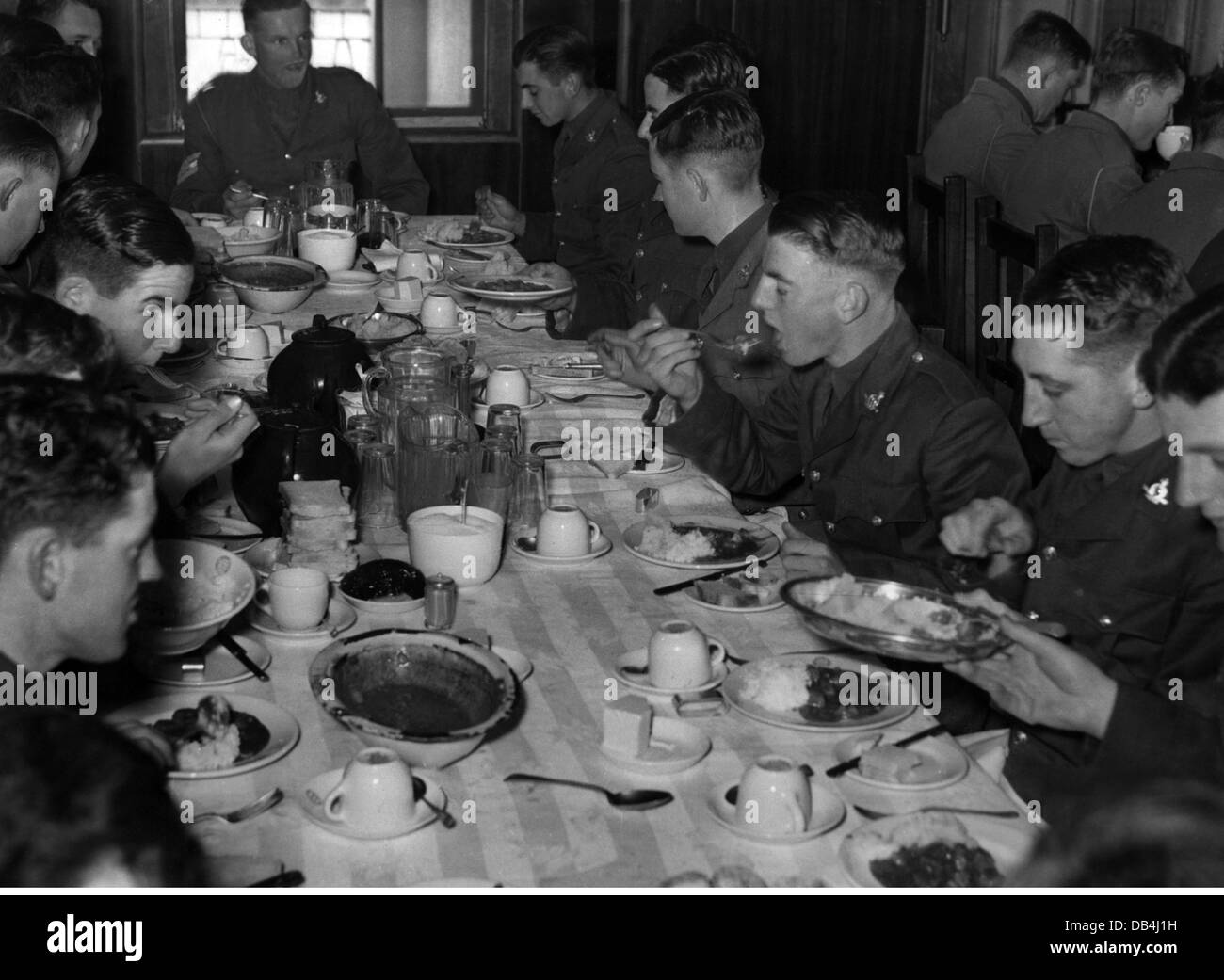 military, Australia, Royal Military College, Duntroon, circa 1940, Additional-Rights-Clearences-Not Available Stock Photo