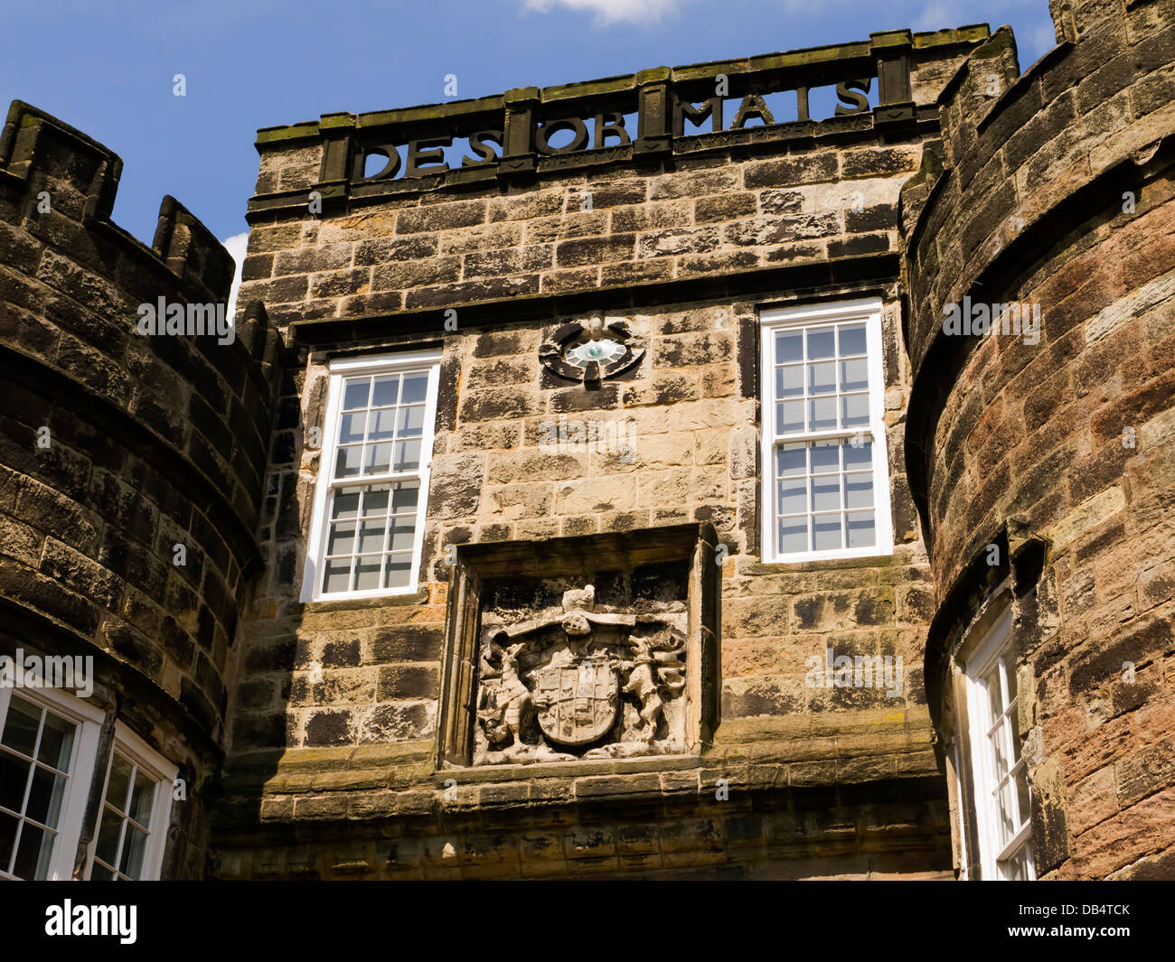 Skipton Castle in the North Yorkshire Market Town of Skipton Stock