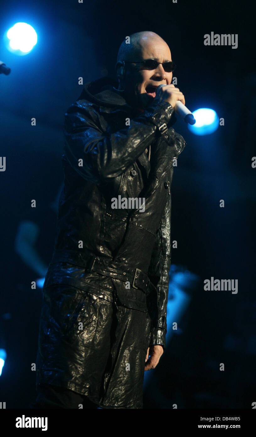 Phil Oakey The Human League performing live at the Paradiso Amsterdam