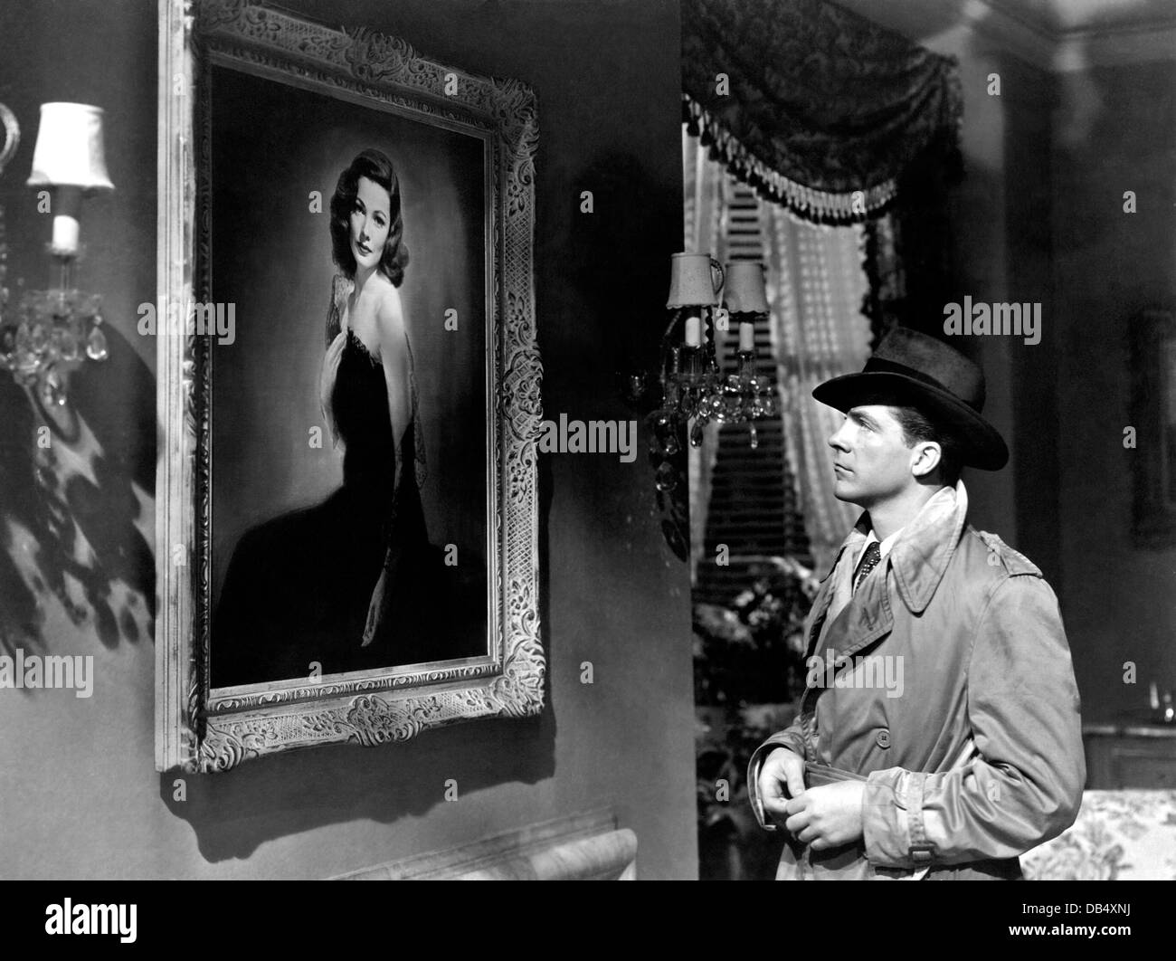 LAURA 20th Century Fox, 1944. Directed by Otto Preminger. With Gene Tierney, Dana Andrews, Stock Photo