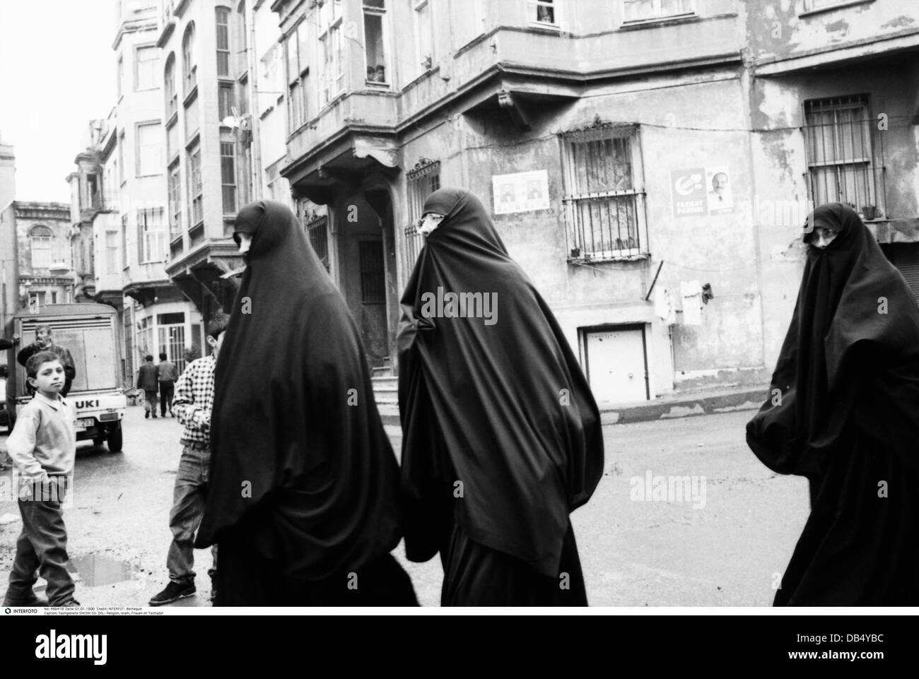 religion, religions, Islam, women in chador, 1970s, , Additional-Rights ...