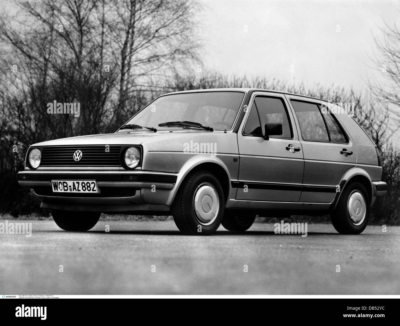 transport / transportation, car, vehicle variants, Volkswagen, Golf II,  Carat, (1983 - 1991), limousine, exterior view, 20th century, historic,  historical, outside, VW, small car, automobile, automobiles, 1980s,  Additional-Rights-Clearences-Not ...