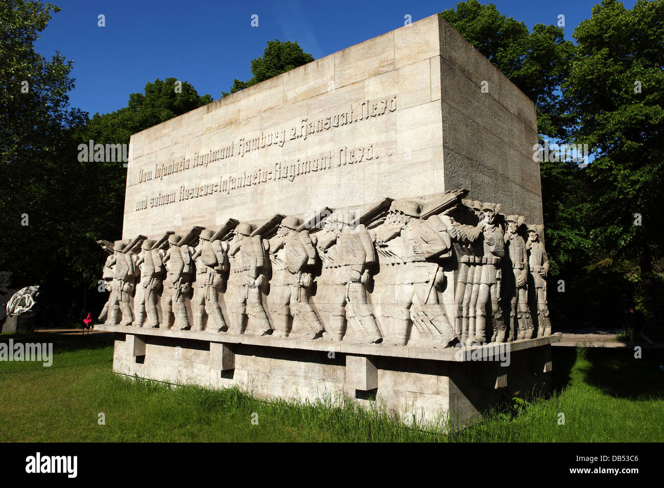 War Memorial in Hamburg, Germany Stock Photo Alamy