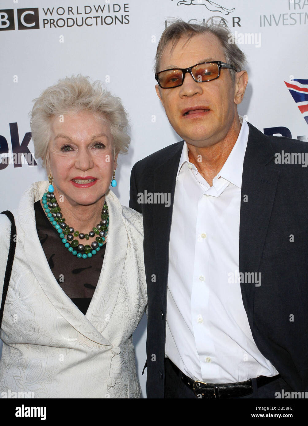 Michael York and his wife Patricia McCallum BritWeek's VIP Launch reception held at the British Consulate Los Angeles, California - 26.04.11 Stock Photo