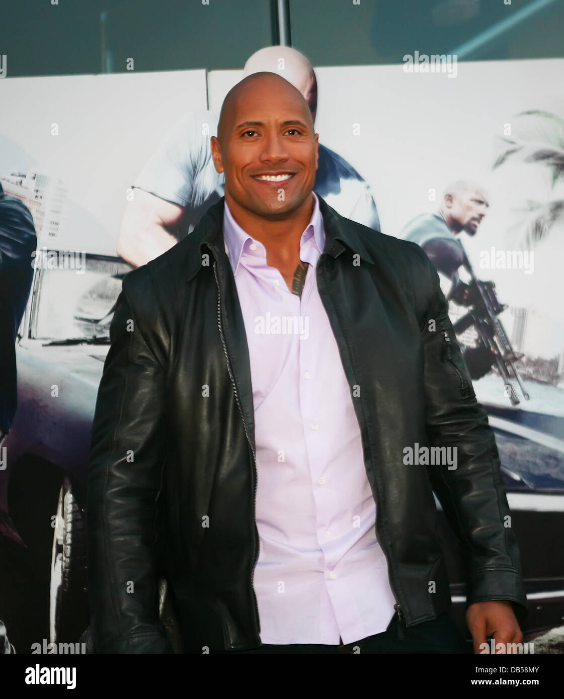 Dwayne Johnson, aka The Rock attends the Premiere for 'Fast & Furious 5: Rio Heist' at the Pathe Arena Amsterdam, Netherlands - 26.04.11 Stock Photo