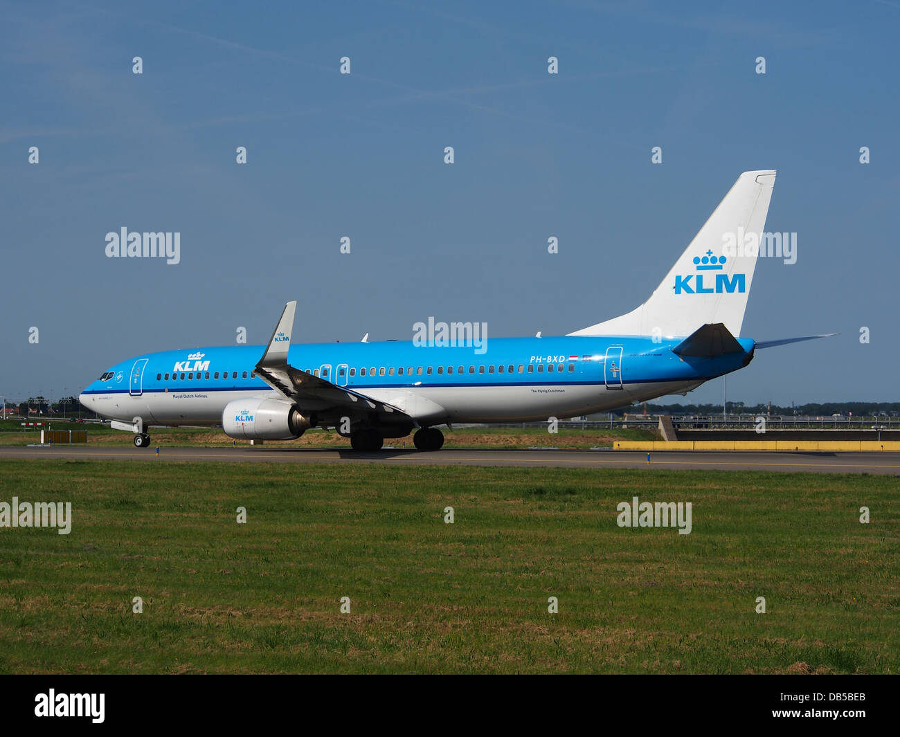 PH-BXD KLM Royal Dutch Airlines Boeing 737-8K2(WL) - cn 29134 4 Stock Photo