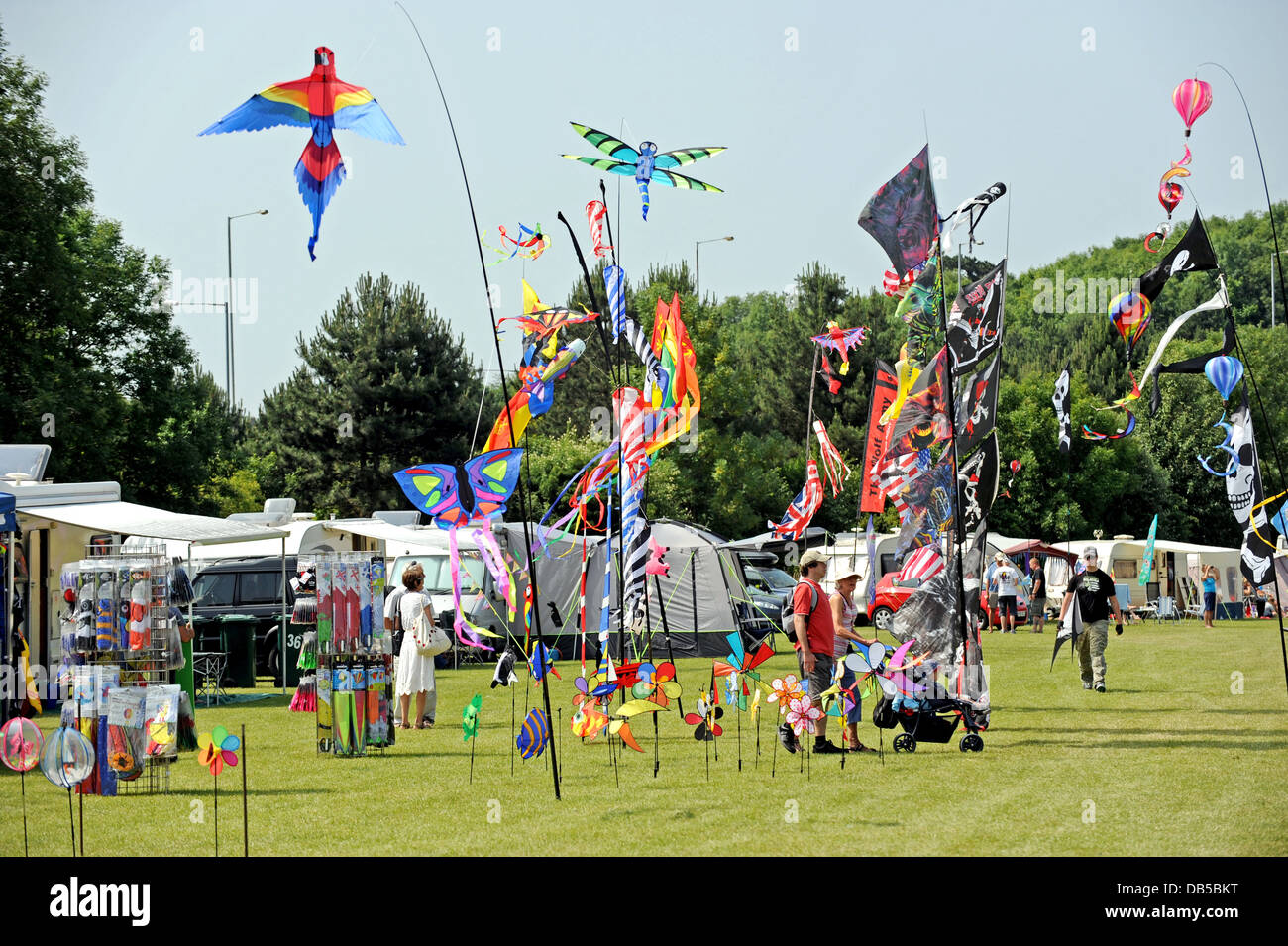 Brighton Kite Festival 2013 at Stamner Park Stock Photo