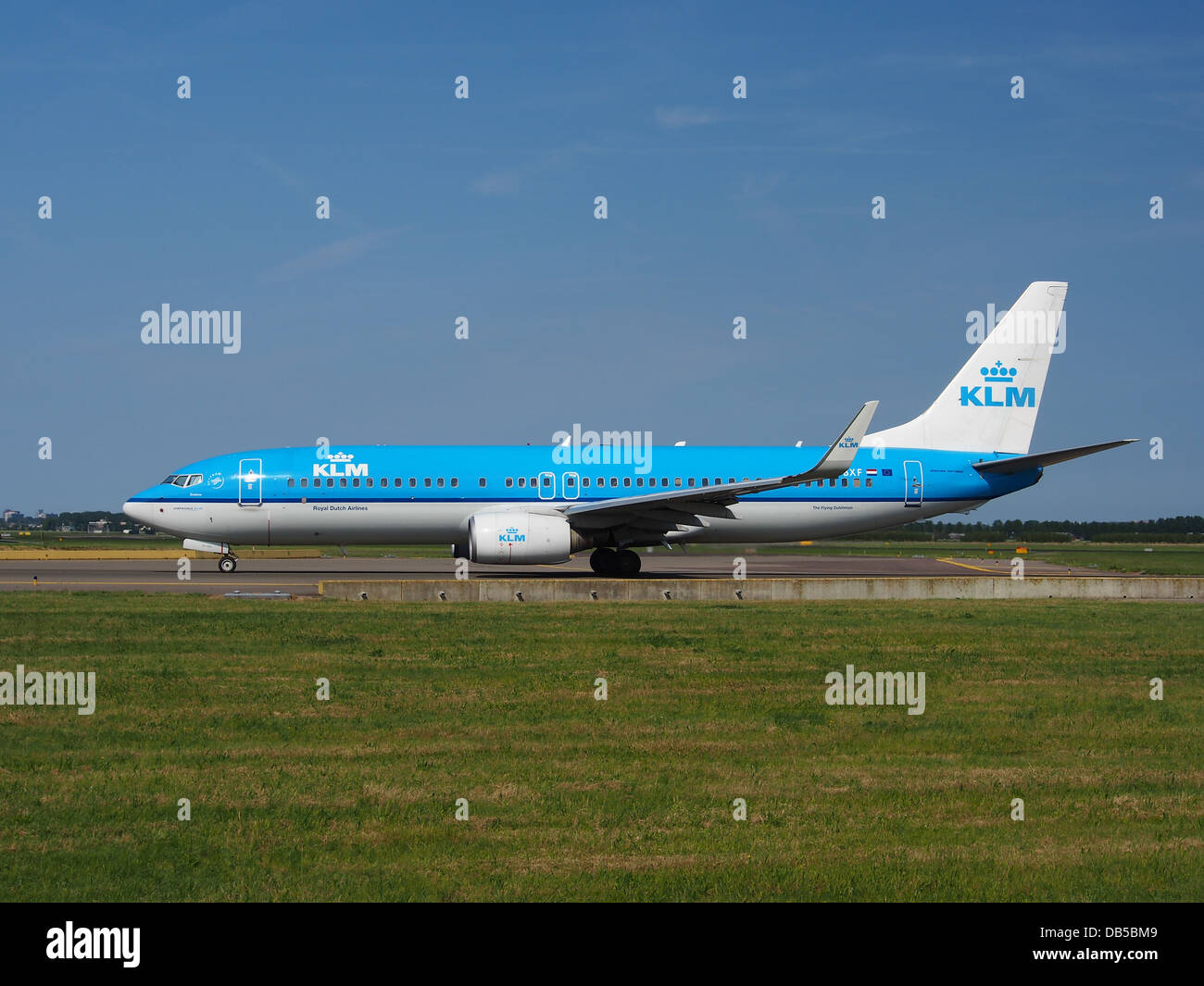PH-BXF KLM Royal Dutch Airlines Boeing 737-8K2(WL) - cn 29596 3 Stock Photo