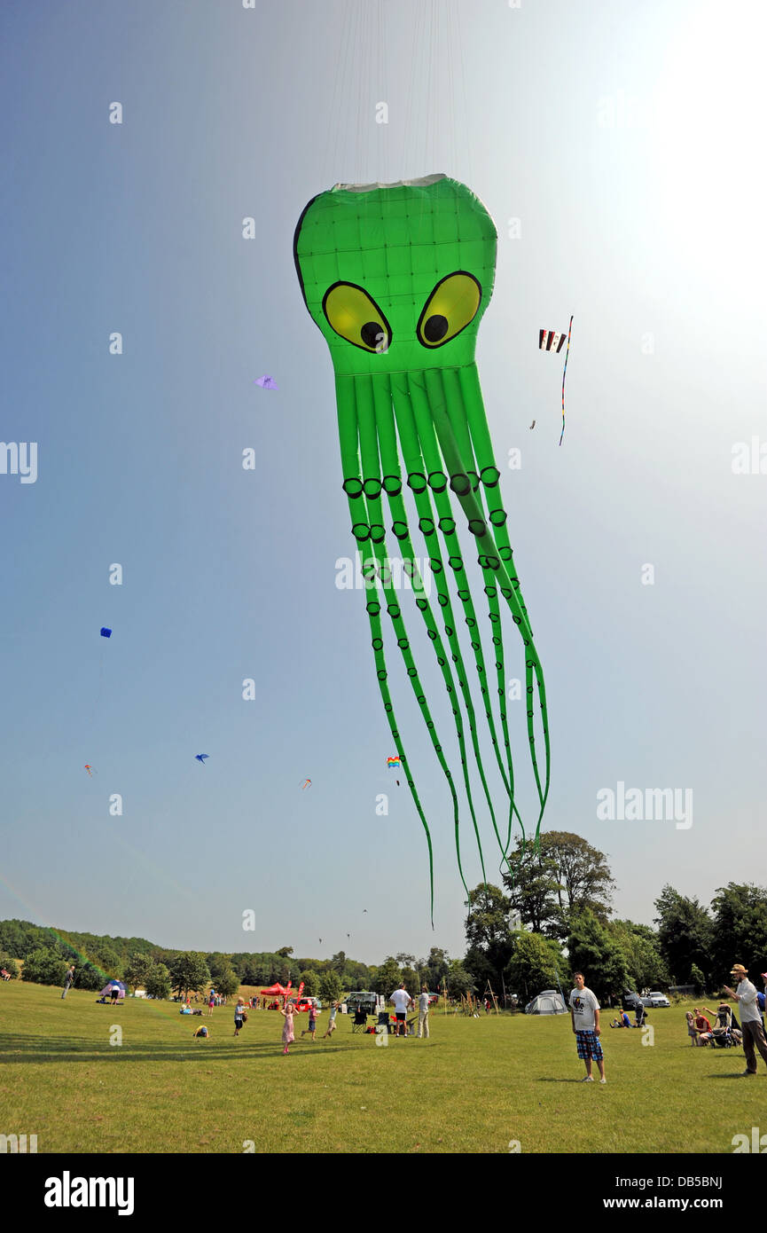 Brighton Kite Festival 2013 at Stamner Park Stock Photo