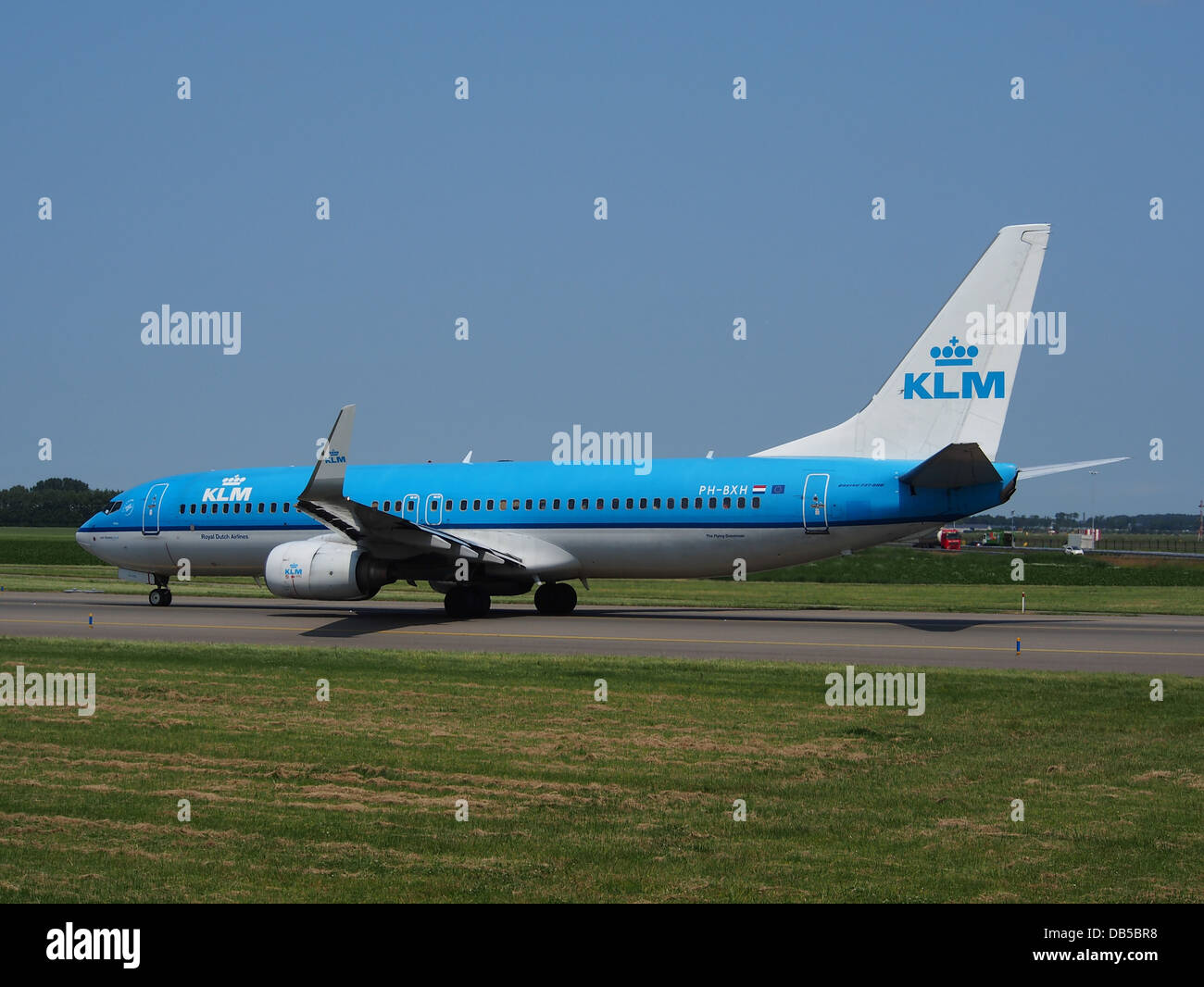 PH-BXH KLM Royal Dutch Airlines Boeing 737-8K2(WL) - cn 29597 4 Stock Photo