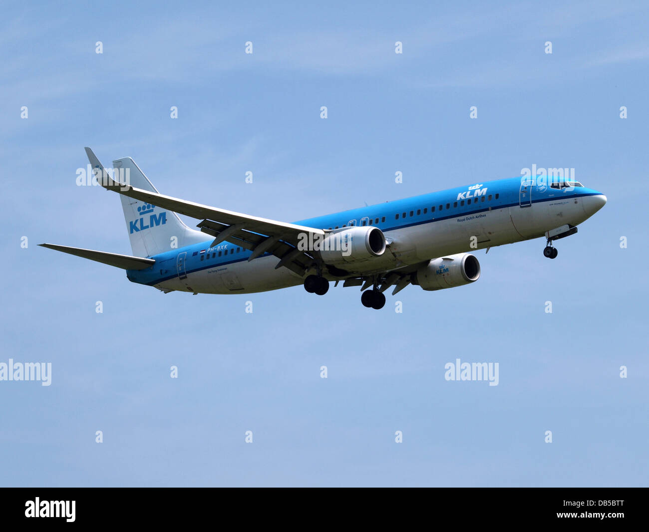 PH-BXK KLM Royal Dutch Airlines Boeing 737-8K2(WL) - cn 29598 3 Stock Photo