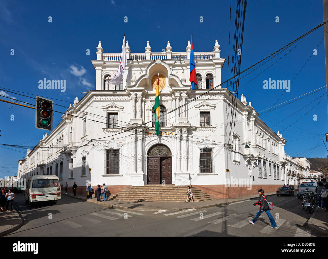 University of Sucre, Bolivia, South America Stock Photo