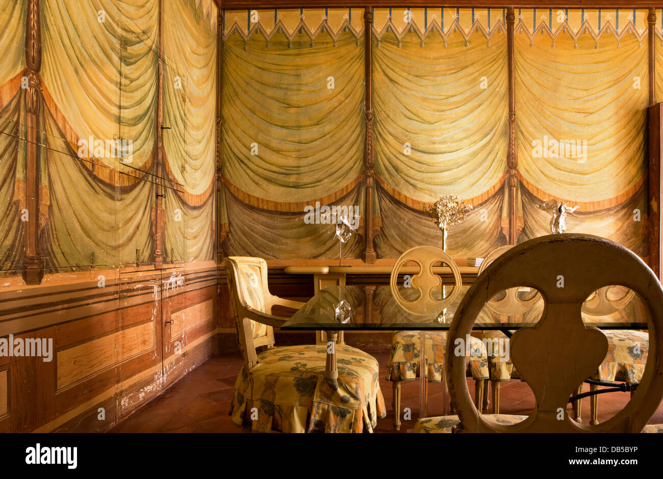 Tapestry Dining Chair High Resolution Stock Photography and Images Alamy